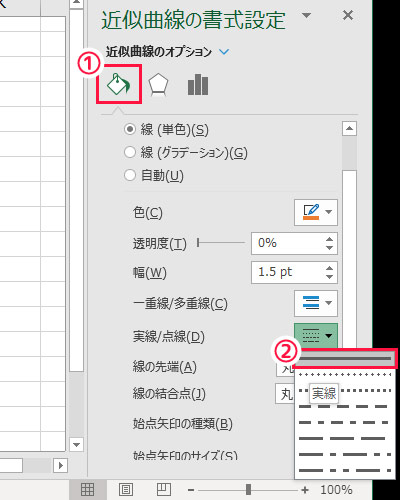 Excelのグラフに基準線を引く方法を紹介！線が短いのを長くするやり方も